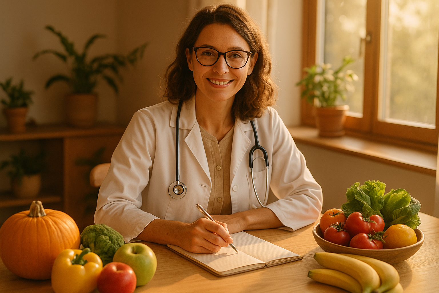INutrition4U nutritionist at a warm, welcoming consultation