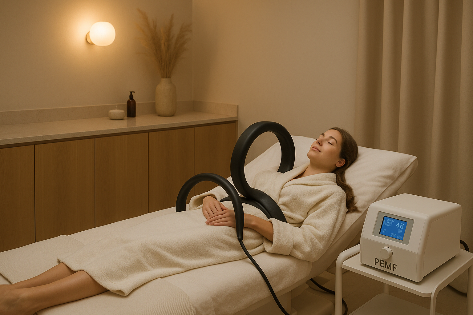 Electromagnetic therapy treatment at Elena Med Spas