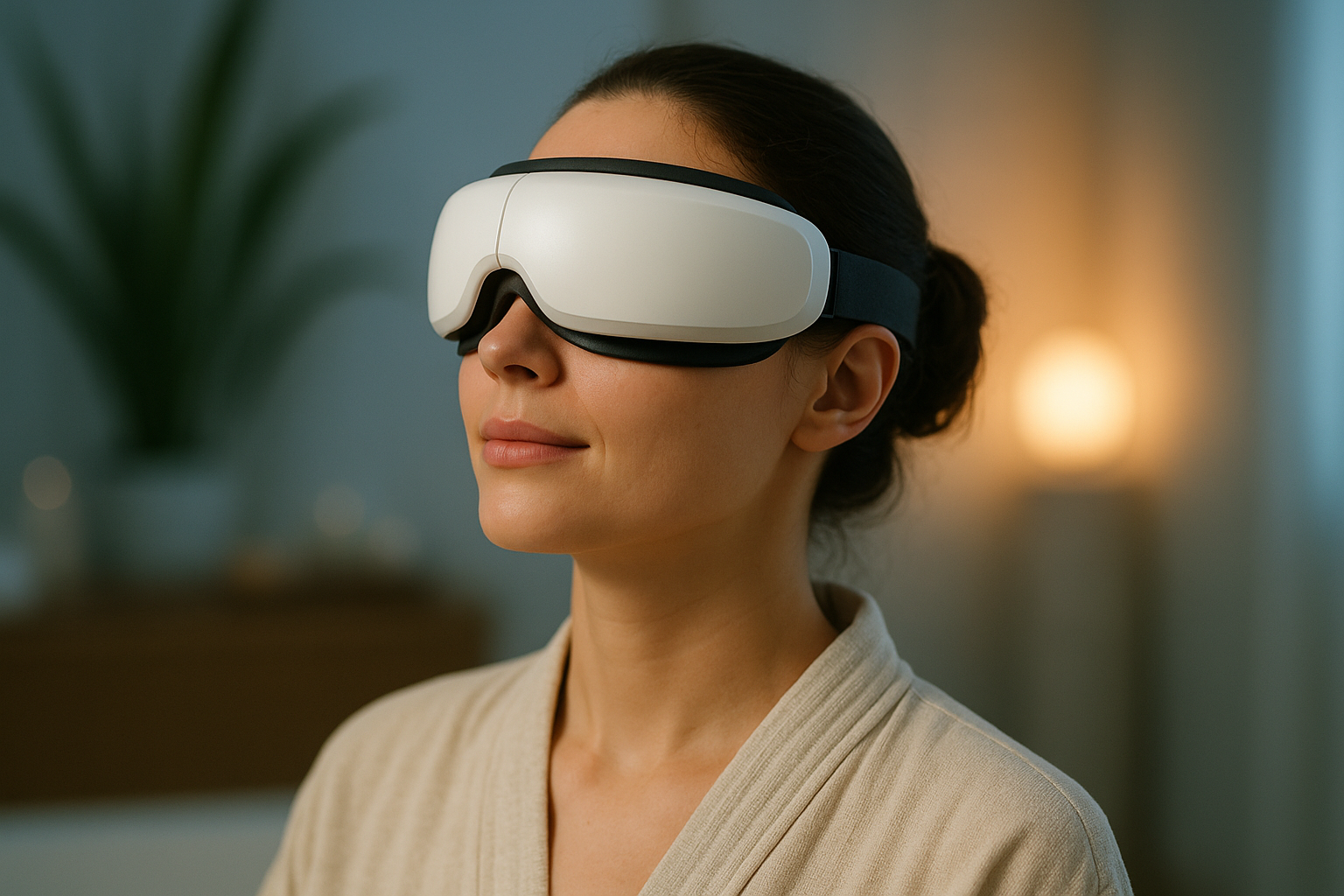 Person using Exomind brain wellness technology
